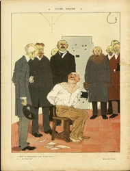 Illustration of Henri Gousse in Le Rire, 27/03/09 - Ultimate toilet - Death penalty Execution