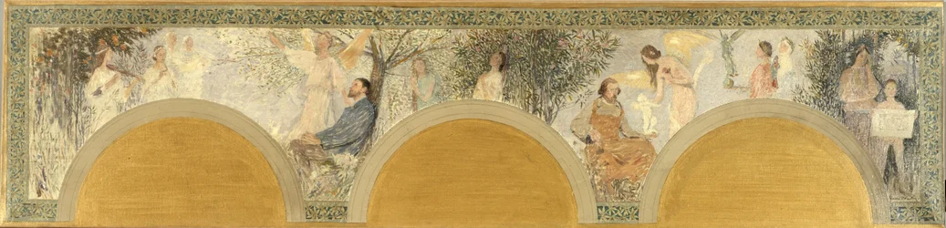Sketch for the South Entrance Salon of the Hôtel de Ville de Paris: Music - Sculpture