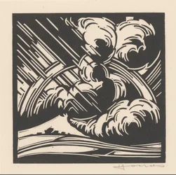 Storm over a Landscape
