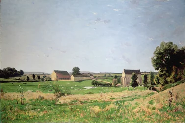 Landscape in Saulce, Yonne