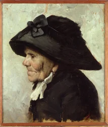 Study of the Head of an Old Woman, 1880s