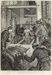 The Ceremony of Immersion in the Holy Well at Lourdes