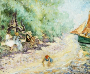 Bathers by the Side of a River