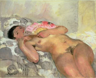 Nude Woman with a Fan