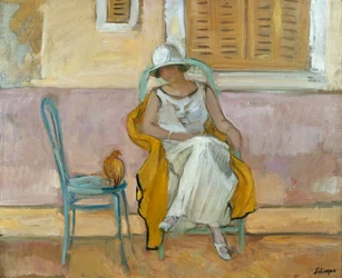 Woman in a White Dress, c. 1923