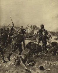Battle of Poitiers, 1356 (engraving)