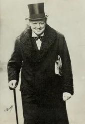Portrait of Winston Churchill