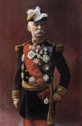 French Officer General Joseph Gallieni (1849-1916), Photo by Henri Manuel