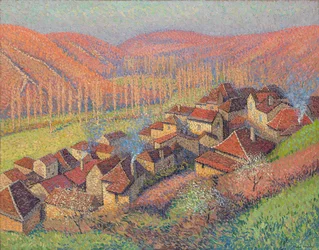 View of the Centre of Labastide du Vert, c.1940