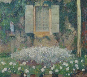 Window Of The Kitchen On The Garden At Marquayrol