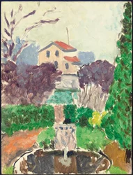 Garden of the Artist at Issy-les-Moulineaux, c.1918
