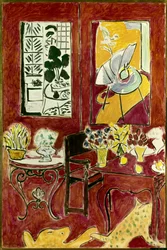 Large Red Interior 1948