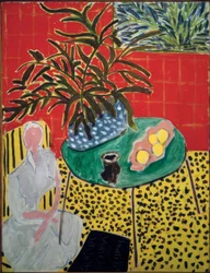 Interior with Black Fern