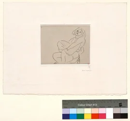 Young Woman Embracing Her Left Knee