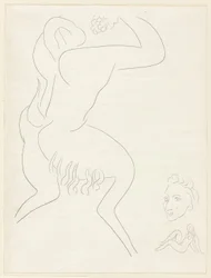 The Afternoon of a Faun: The Faun IV, plate eighteen from Poesies de Mallarmé