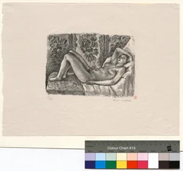 Reclining Nude with the Louis XIV Screen
