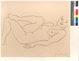 Nude, Bent Leg: Study of Legs