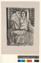 Seated Odalisque in a Tulle Skirt