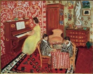 Pianist and Checkers Players