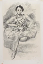 Seated Dancer, Left Leg Folded Under