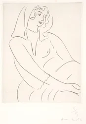 Seated Woman with Veil