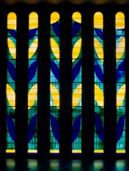 Stained Glass Window from the Rosaire Chapel, also known as the Matisse Chapel