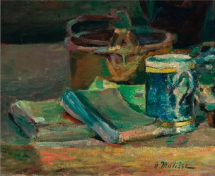 Still Life with Books, c.1895