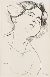Head of a Woman, Eyes Closed
