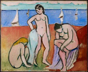 Three Bathers