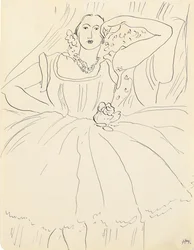 Woman in Evening Dress