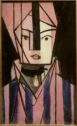 White and Pink Head