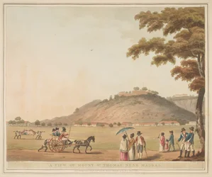 A view of Mount St. Thomas, near Madras, after James Hunter