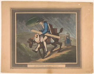 An Artist Travelling in Wales