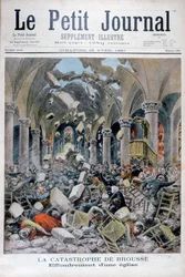 Collapse of a church, Brousse, France, 1897