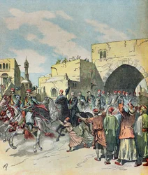 Entrance of French Consul Charles Ledoulx