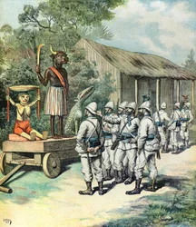 French Troops After the Capture of Kana