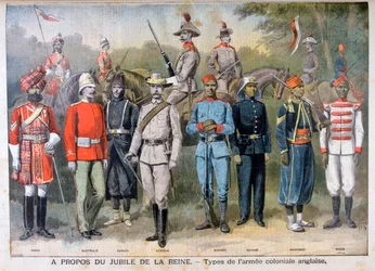 Military uniforms of the British colonial army, 1897