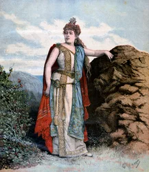 Renee Richard in the Opera Sapho, 1893