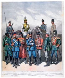 Russian cavalry, 1892