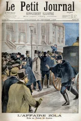The Dreyfus - Zola Affair - Emile Zola, French Writer, Entering the Law Court