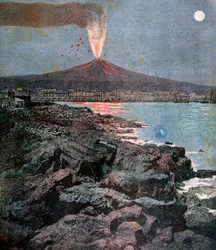 The Eruption of Etna, Sicily, 1892