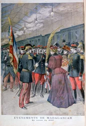 The Return of the 200 Regiment from Madagascar