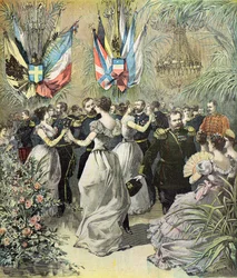 A ball at the Toulon arsenal