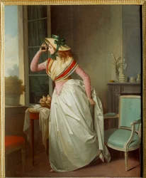 Woman in the eye