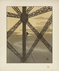 The Painter of the Tower [The Thirty-Six Views of the Eiffel Tower]