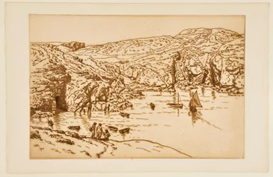 Sailboat in a Cove