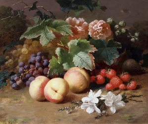 Still Life of Flowers and Fruits