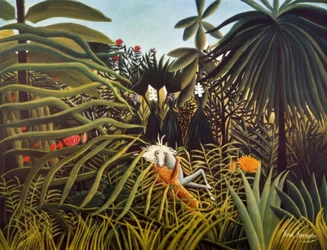 Horse Attacked by a Jaguar