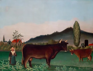 Landscape with Cows