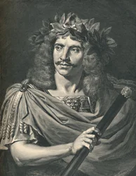 Molière as Julius Caesar in the Tragedy of Pompée, 1886